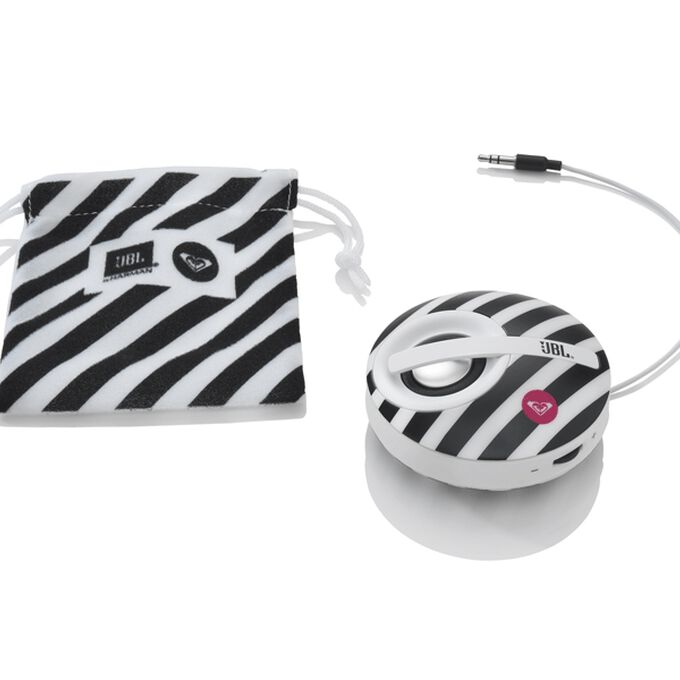 JBL On Tour Micro - Black - Rechargeable & Ultra-portable Speaker with Aux-in - Detailshot 5 image number null